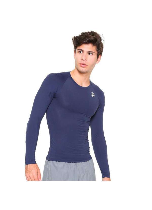 Esporte Legal - Camisa Térmica Esporte Legal Luar Manga Longa Masculina Azul