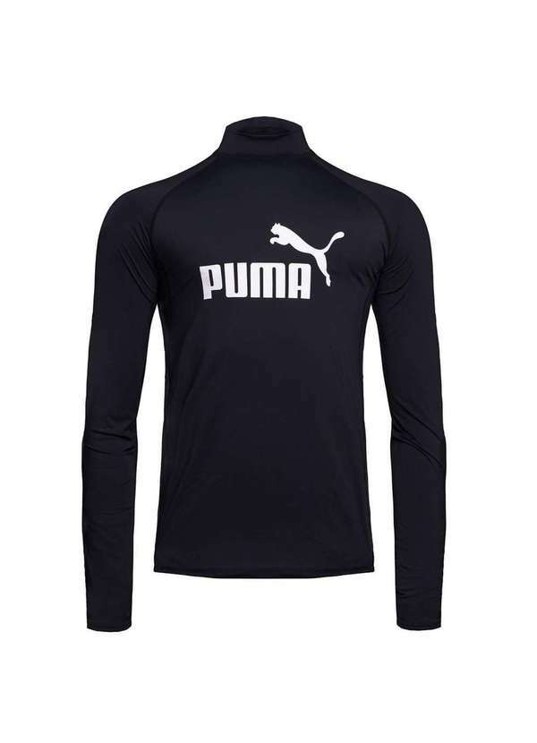 Puma - Camisa Térmica Puma Uv50 Manga Longa Masculina Preto