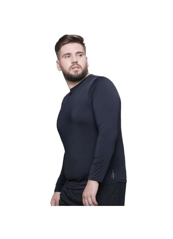 Selene - Camisa Térmica Selene Proteção Uv Plus Size Masculina - Preto Preto