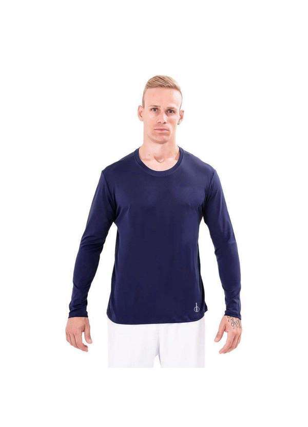Selene - Camisa Térmica Selene Proteção Uv50 Masculina Azul