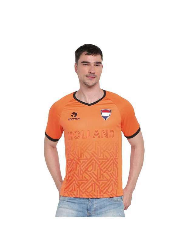Topper - Camisa Topper Holanda Masculina Laranja