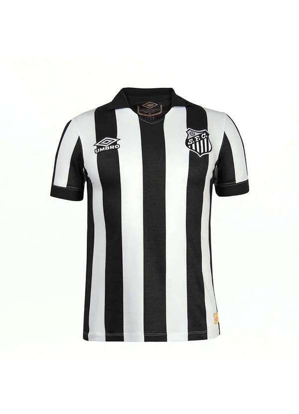 Umbro - Camisa Umbro Santos Ii Retrô 1963 Masculina Preto