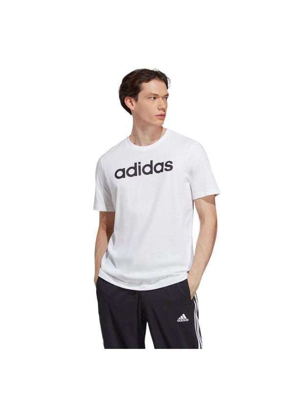 Adidas - Camiseta Adidas Logo Linear Masculina Branco