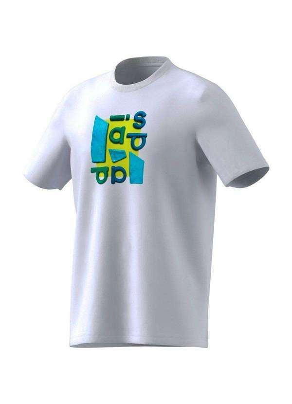 Adidas - Camiseta Adidas Two Tone Masculina Branco