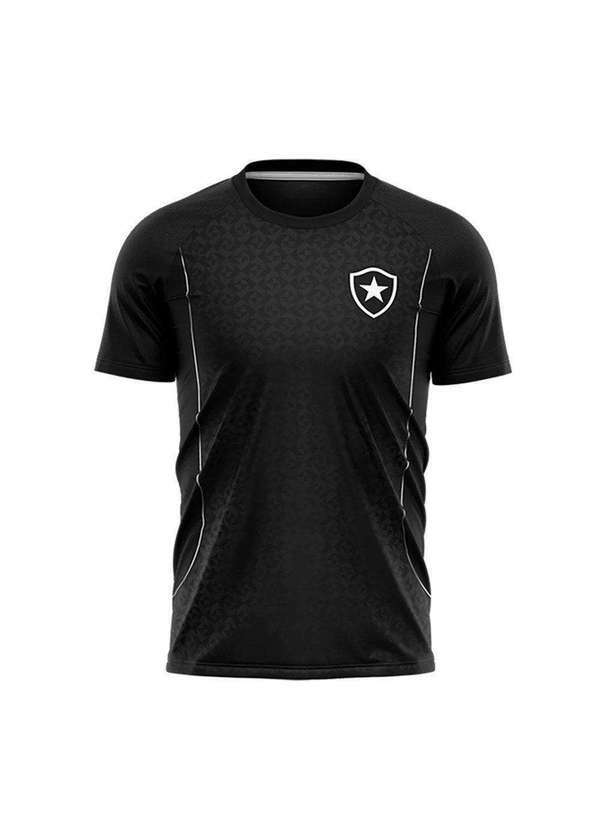 Braziline - Camiseta Botafogo Braziline Affix Infantil Preto