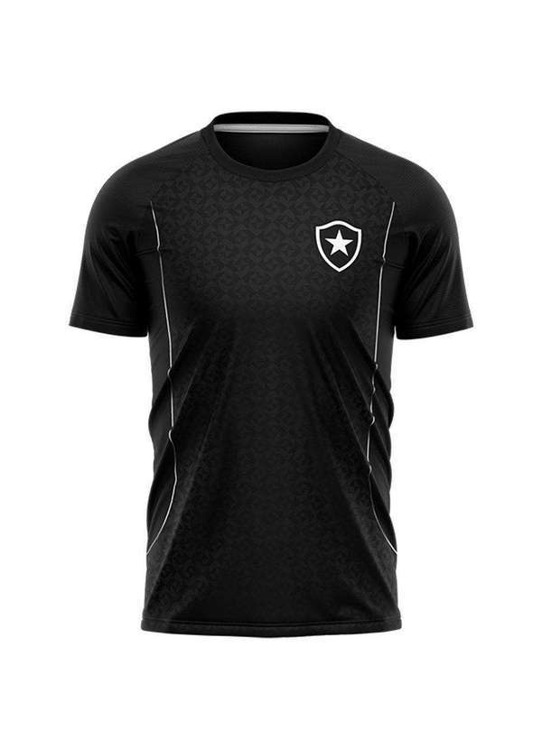 Braziline - Camiseta Botafogo Braziline Affix Masculina Preto
