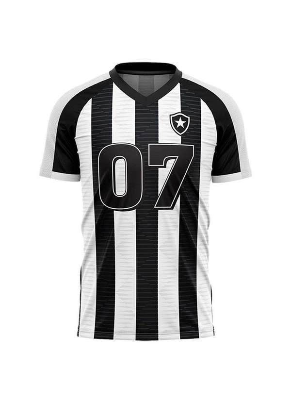 Braziline - Camiseta Botafogo Braziline Grammar Masculina Preto