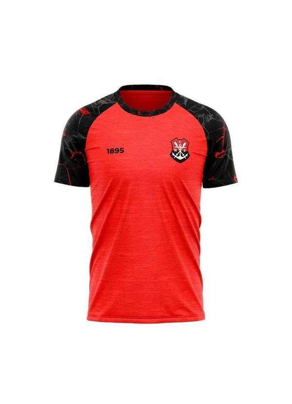 Braziline - Camiseta Braziline Flamengo Token Masculina Cinza