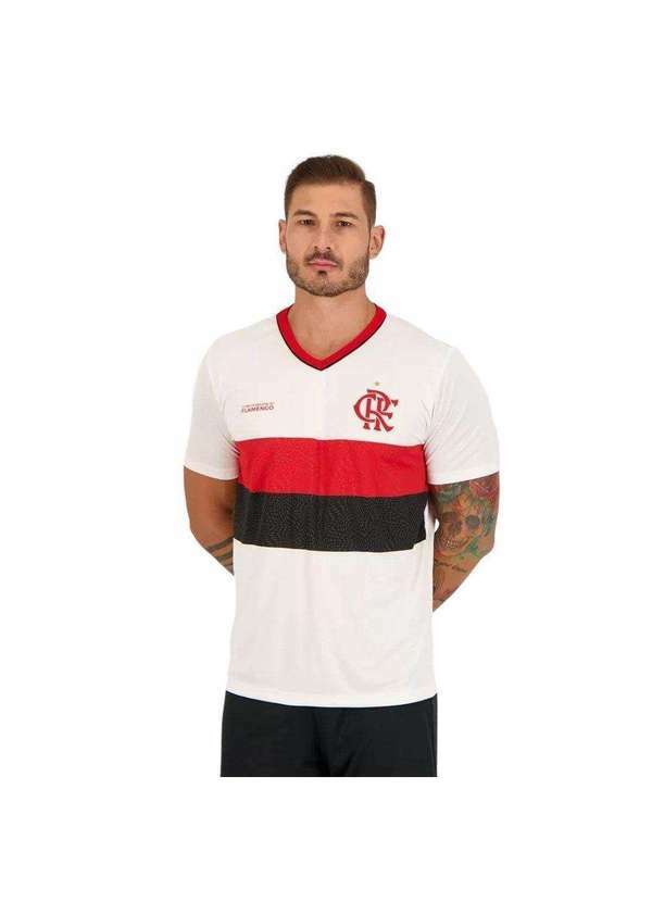 Braziline - Camiseta Braziline Flamengo Wit Masculina Branco