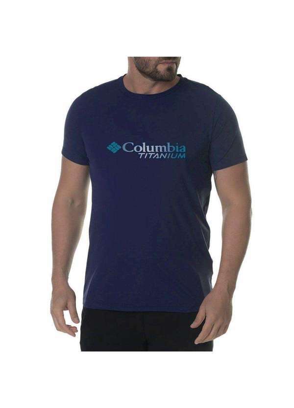 Columbia - Camiseta Columbia Neblina Titanium Burst Masculina Azul