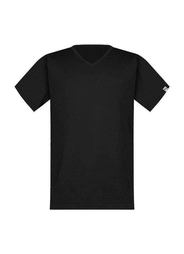 Puma - Camiseta de Pijama Puma Cotton Masculina Preto