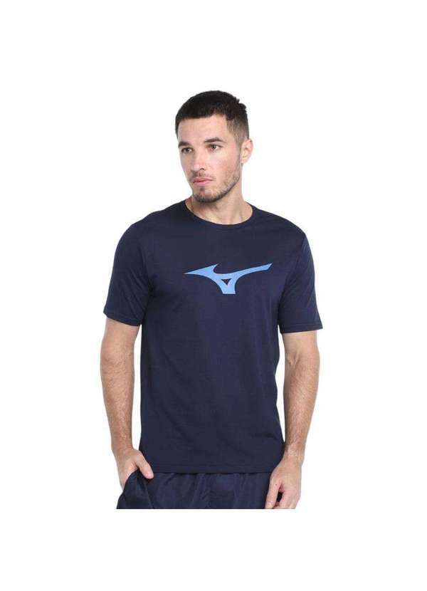 Mizuno - Camiseta Mizuno Basic Big Masculina Azul