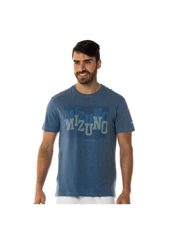 Mizuno - Camiseta Mizuno Graphic 2 Masculina Azul