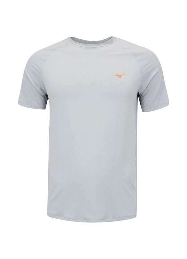 Mizuno - Camiseta Mizuno Pró Uv Masculina Cinza