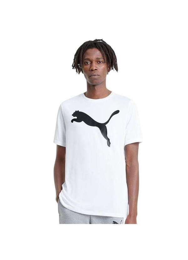 Puma - Camiseta Puma Active Big Logo Masculina Branco
