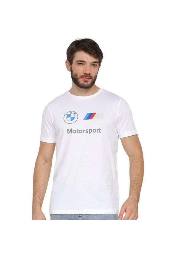 Puma - Camiseta Puma Bmw Mms Plus Size Masculina - Branco
