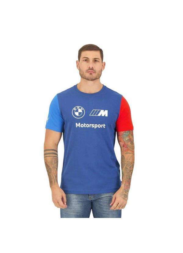 Puma - Camiseta Puma Bmw Motorsport Essentials Masculina Azul