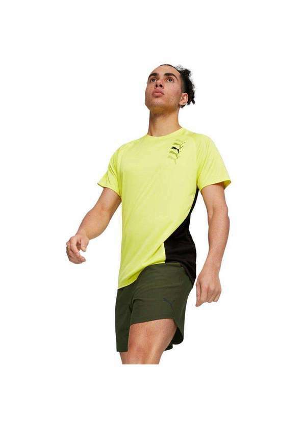 Puma - Camiseta Puma Fit Logo Graphic Masculina Verde