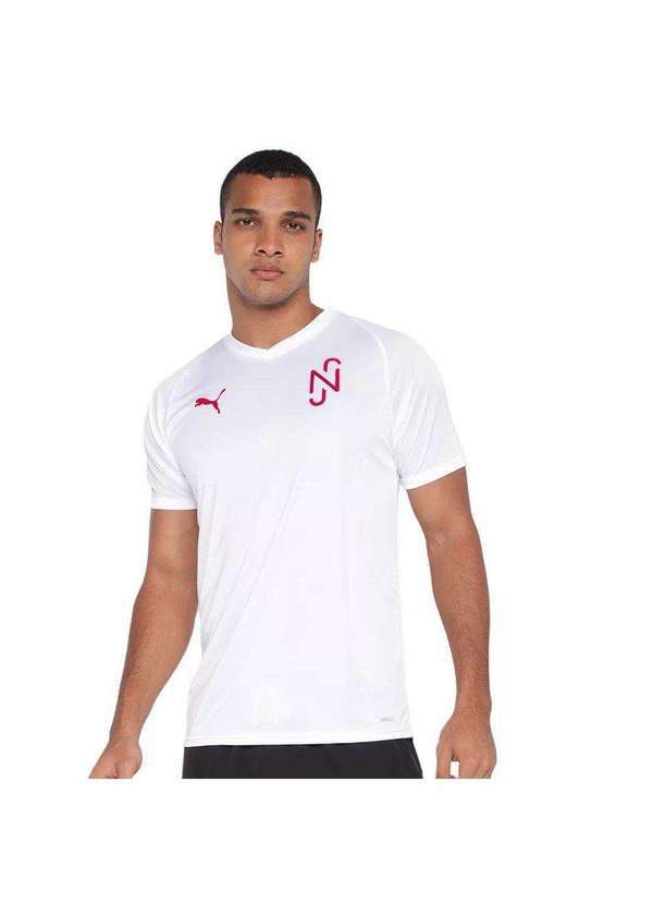 Puma - Camiseta Puma Neymar Jr Teamliga Masculina Branco