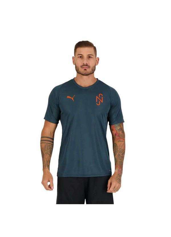 Puma - Camiseta Puma Neymar Júnior Team Liga Masculina Azul