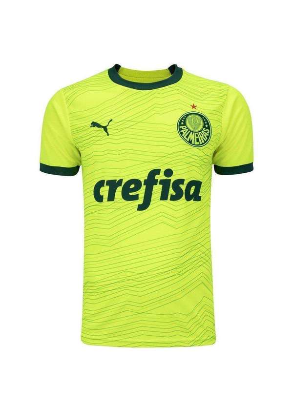 Puma - Camiseta Puma Palmeiras Iii 23 Jogador Masculina Verde