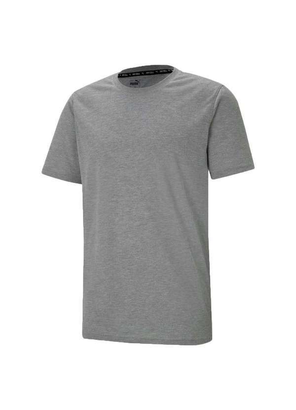 Puma - Camiseta Puma Performance Heather Masculina Cinza