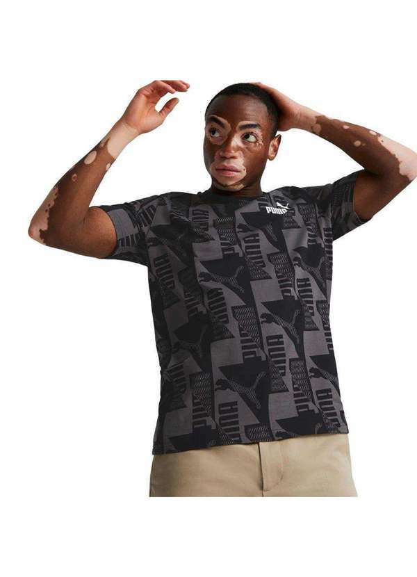 Puma - Camiseta Puma Power Printed Masculina Camiseta Puma Power Masculina
