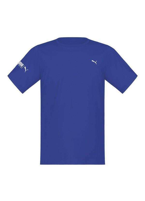 Puma - Camiseta Térmica Puma Uv50 Manga Curta Masculina Azul