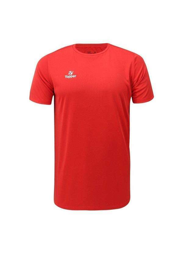 Topper - Camiseta Topper Classic New Masculina Vermelho