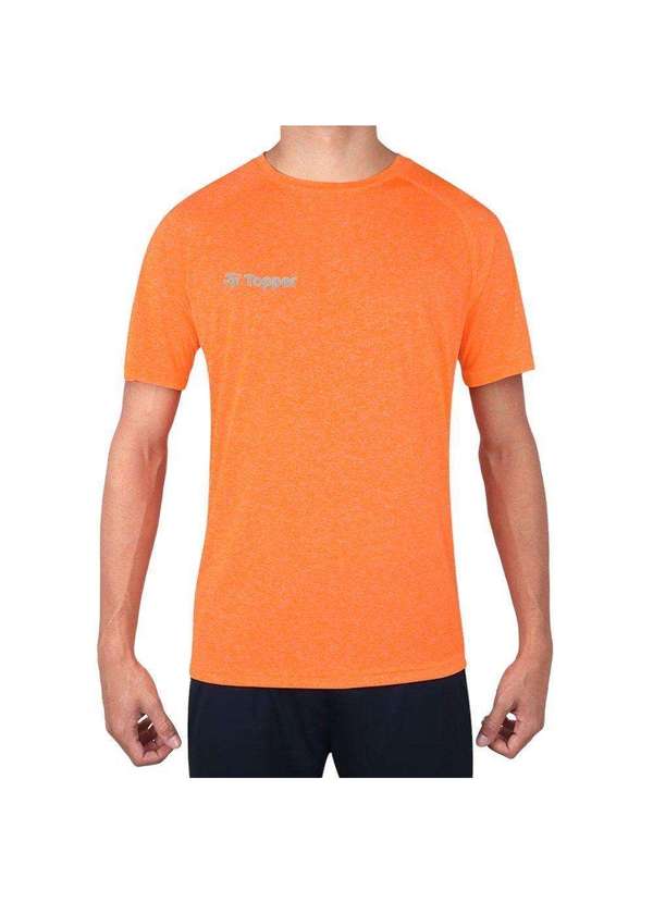 Topper - Camiseta Topper Fast Masculina Laranja