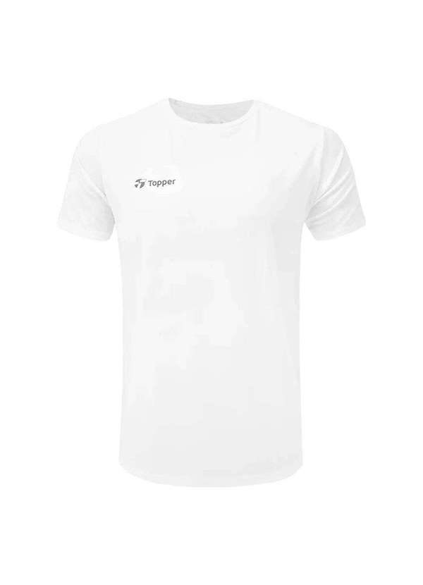 Topper - Camiseta Topper Feeling Masculina Branco