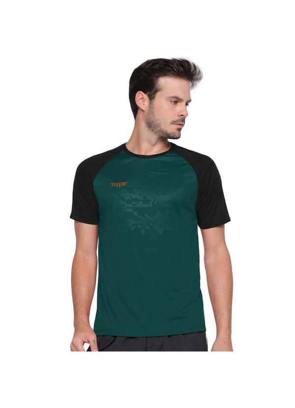 Topper - Camiseta Topper Fut Camp Ii Masculina Verde