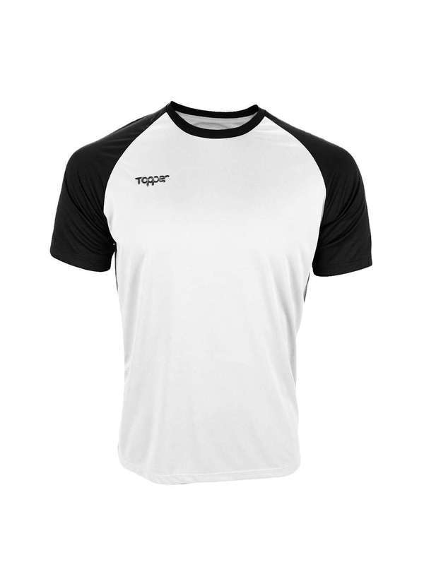 Topper - Camiseta Topper Fut Classic Color Masculina Branco