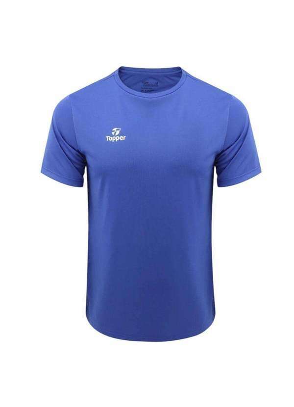 Topper - Camiseta Topper Fut Classic Plus Size Masculina Azul