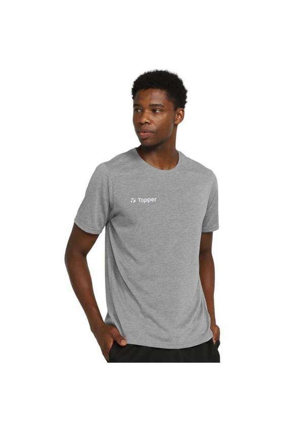 Topper - Camiseta Topper Soul Masculina Cinza