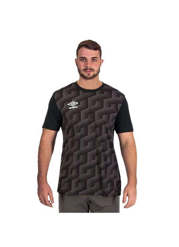 Umbro - Camiseta Umbro Diamond D Masculina Preto