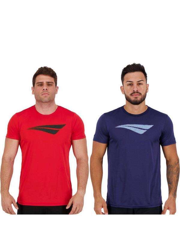 Penalty - Kit 2 Camisetas Penalty X Masculina Vermelho