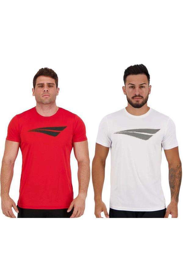 Penalty - Kit 2 Camisetas Penalty X Masculina Vermelho