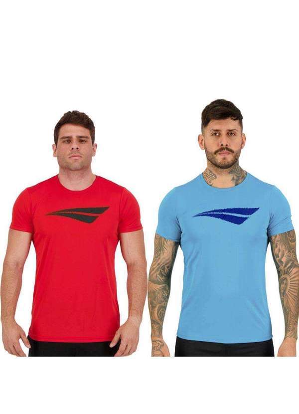Penalty - Kit 2 Camisetas Penalty X Masculina Vermelho