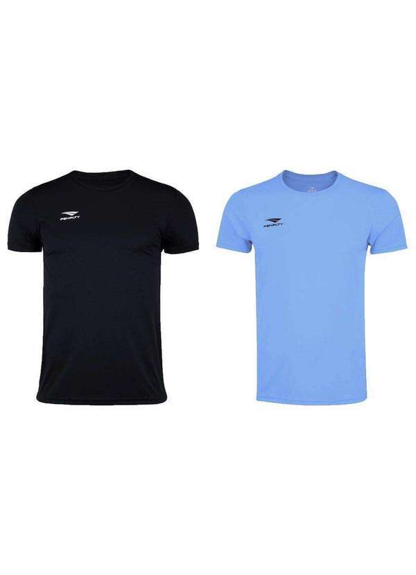 Penalty - Kit 2 Camisetas Penalty X Plus Size Masculina Preto