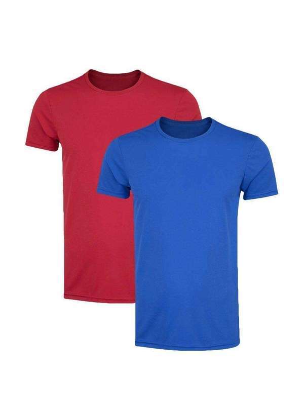Pmc - Kit 2 Camisetas Pmc Básica Masculina Vermelho