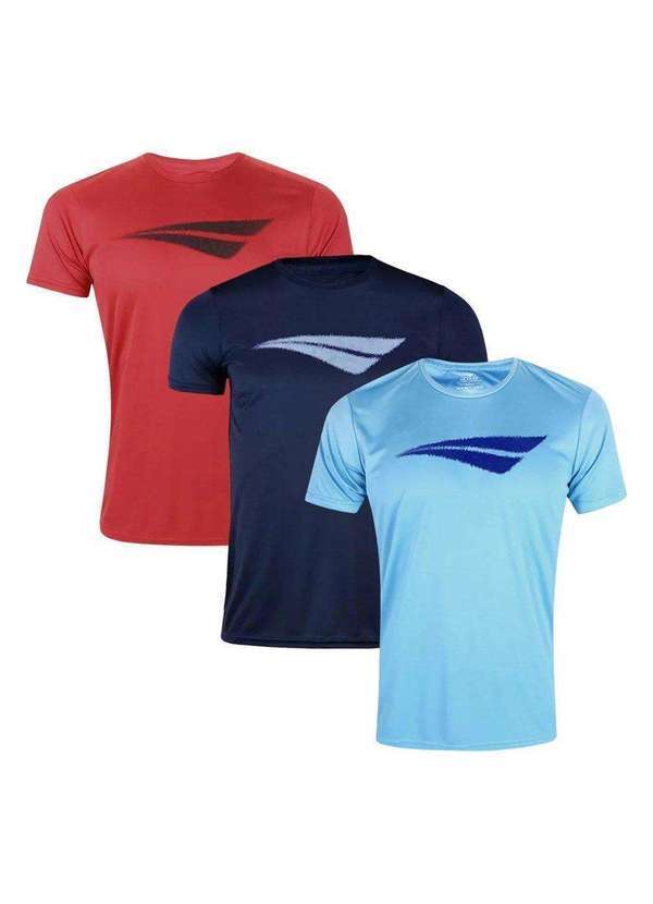 Penalty - Kit 3 Camisetas Penalty X Masculina Azul