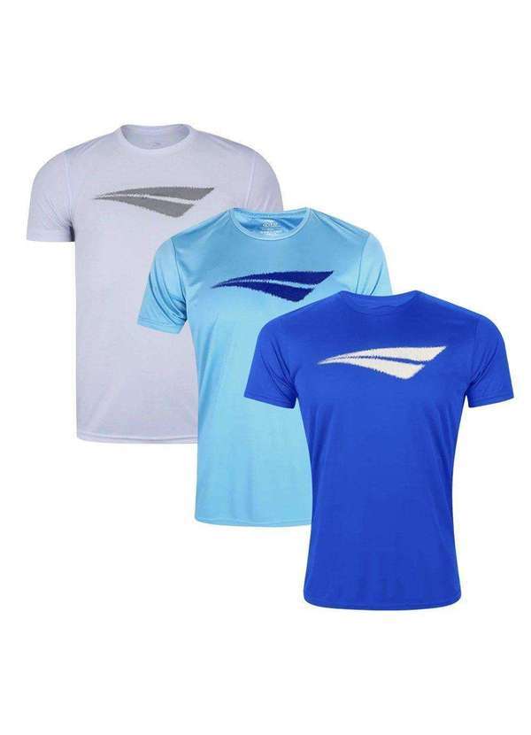 Penalty - Kit 3 Camisetas Penalty X Masculina Azul