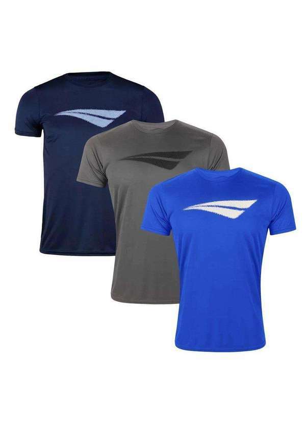 Penalty - Kit 3 Camisetas Penalty X Masculina Cinza