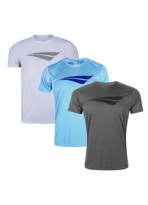 Penalty - Kit 3 Camisetas Penalty X Masculina Cinza