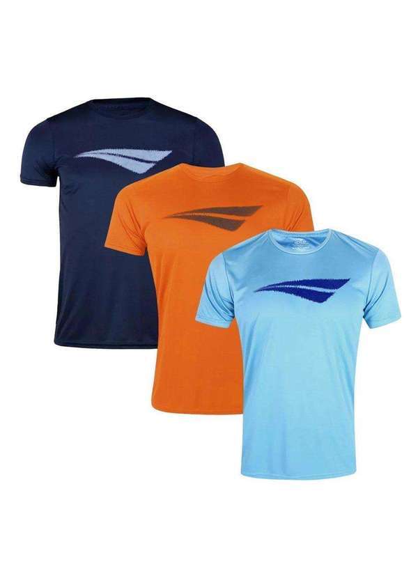 Penalty - Kit 3 Camisetas Penalty X Masculina Laranja