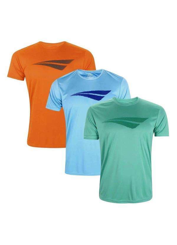Penalty - Kit 3 Camisetas Penalty X Masculina Laranja