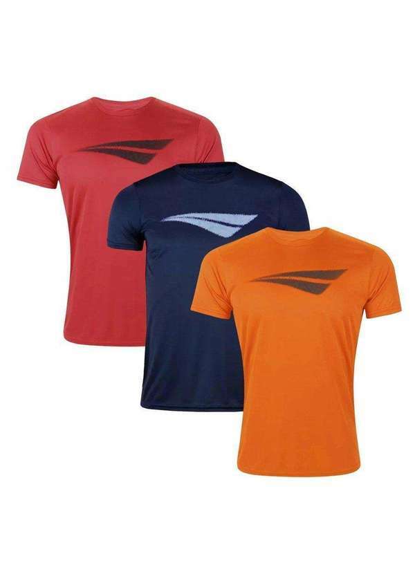 Penalty - Kit 3 Camisetas Penalty X Masculina Laranja