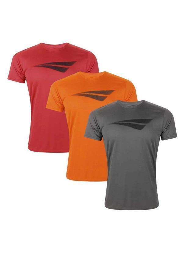 Penalty - Kit 3 Camisetas Penalty X Masculina Laranja