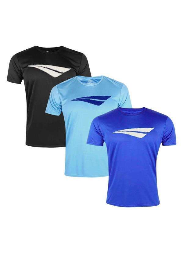Penalty - Kit 3 Camisetas Penalty X Masculina Preto